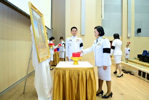 พิธีรับพระราชทานเครื่องราชอิสริยาภรณ์ ชั้นสายสะพาย ประจำปี 2567 เมื่ออังคารวันที่ 25 พฤศจิกายน 2568