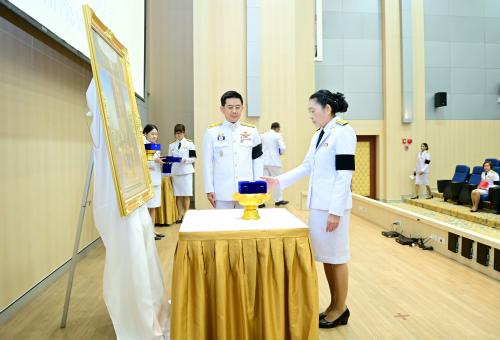 พิธีรับพระราชทานเครื่องราชอิสริยาภรณ์ ชั้นสายสะพาย ประจำปี 2567 เมื่ออังคารวันที่ 25 พฤศจิกายน 2568