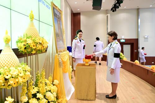 พิธีรับพระราชทานเครื่องราชอิสริยาภรณ์ ชั้นสายสะพาย ประจำปี 2568 เมื่อวันที่ 8 พฤษภาคม 2569