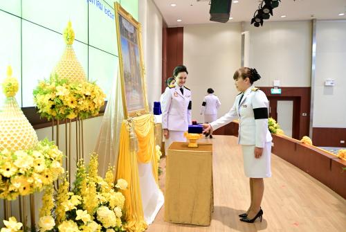 พิธีรับพระราชทานเครื่องราชอิสริยาภรณ์ ชั้นสายสะพาย ประจำปี 2568 เมื่อวันที่ 8 พฤษภาคม 2569