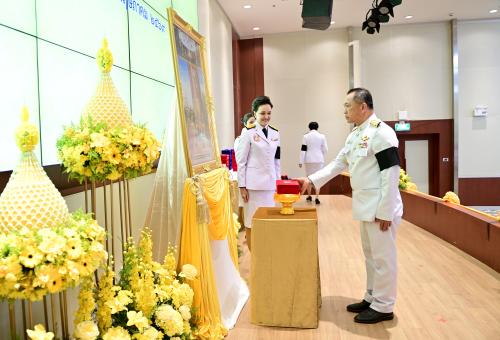 พิธีรับพระราชทานเครื่องราชอิสริยาภรณ์ ชั้นสายสะพาย ประจำปี 2568 เมื่อวันที่ 8 พฤษภาคม 2569