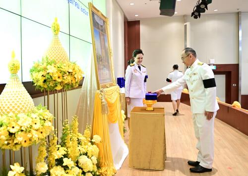 พิธีรับพระราชทานเครื่องราชอิสริยาภรณ์ ชั้นสายสะพาย ประจำปี 2568 เมื่อวันที่ 8 พฤษภาคม 2569