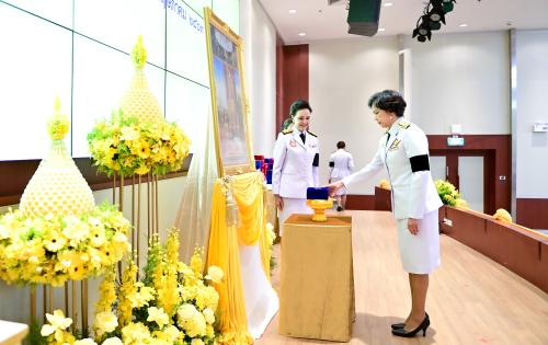 พิธีรับพระราชทานเครื่องราชอิสริยาภรณ์ ชั้นสายสะพาย ประจำปี 2568 เมื่อวันที่ 8 พฤษภาคม 2569