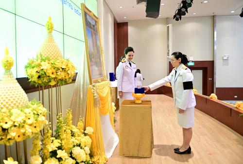 พิธีรับพระราชทานเครื่องราชอิสริยาภรณ์ ชั้นสายสะพาย ประจำปี 2568 เมื่อวันที่ 8 พฤษภาคม 2569
