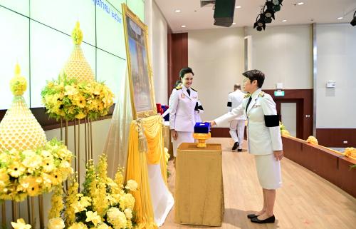 พิธีรับพระราชทานเครื่องราชอิสริยาภรณ์ ชั้นสายสะพาย ประจำปี 2568 เมื่อวันที่ 8 พฤษภาคม 2569