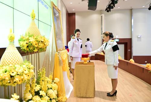 พิธีรับพระราชทานเครื่องราชอิสริยาภรณ์ ชั้นสายสะพาย ประจำปี 2568 เมื่อวันที่ 8 พฤษภาคม 2569