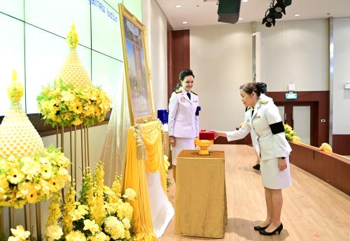 พิธีรับพระราชทานเครื่องราชอิสริยาภรณ์ ชั้นสายสะพาย ประจำปี 2568 เมื่อวันที่ 8 พฤษภาคม 2569