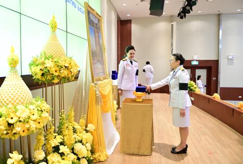 พิธีรับพระราชทานเครื่องราชอิสริยาภรณ์ ชั้นสายสะพาย ประจำปี 2568 เมื่อวันที่ 8 พฤษภาคม 2569