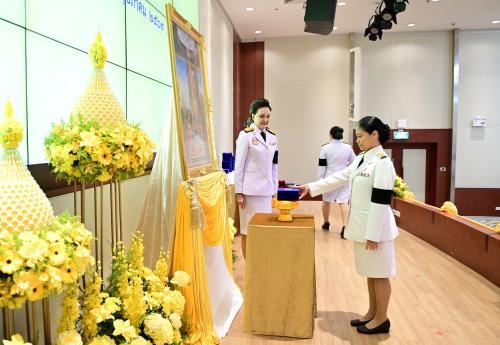 พิธีรับพระราชทานเครื่องราชอิสริยาภรณ์ ชั้นสายสะพาย ประจำปี 2568 เมื่อวันที่ 8 พฤษภาคม 2569