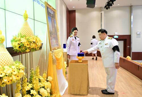 พิธีรับพระราชทานเครื่องราชอิสริยาภรณ์ ชั้นสายสะพาย ประจำปี 2568 เมื่อวันที่ 8 พฤษภาคม 2569