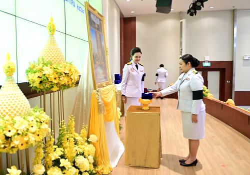 พิธีรับพระราชทานเครื่องราชอิสริยาภรณ์ ชั้นสายสะพาย ประจำปี 2568 เมื่อวันที่ 8 พฤษภาคม 2569