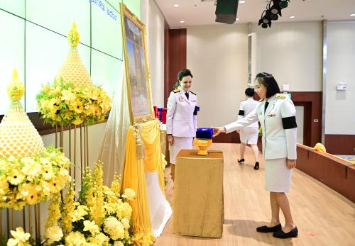 พิธีรับพระราชทานเครื่องราชอิสริยาภรณ์ ชั้นสายสะพาย ประจำปี 2568 เมื่อวันที่ 8 พฤษภาคม 2569