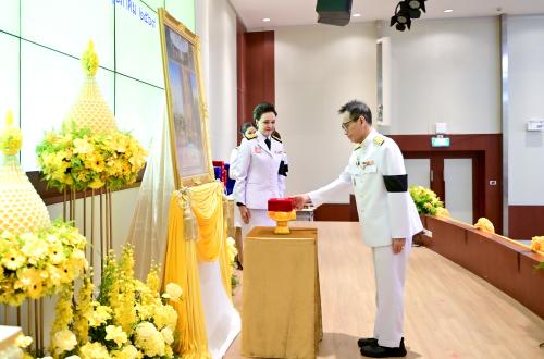พิธีรับพระราชทานเครื่องราชอิสริยาภรณ์ ชั้นสายสะพาย ประจำปี 2568 เมื่อวันที่ 8 พฤษภาคม 2569
