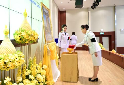พิธีรับพระราชทานเครื่องราชอิสริยาภรณ์ ชั้นสายสะพาย ประจำปี 2568 เมื่อวันที่ 8 พฤษภาคม 2569