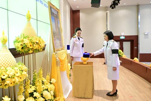 พิธีรับพระราชทานเครื่องราชอิสริยาภรณ์ ชั้นสายสะพาย ประจำปี 2568 เมื่อวันที่ 8 พฤษภาคม 2569