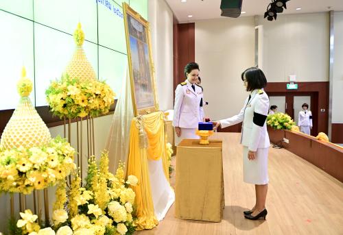 พิธีรับพระราชทานเครื่องราชอิสริยาภรณ์ ชั้นสายสะพาย ประจำปี 2568 เมื่อวันที่ 8 พฤษภาคม 2569