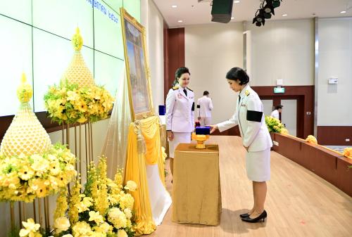พิธีรับพระราชทานเครื่องราชอิสริยาภรณ์ ชั้นสายสะพาย ประจำปี 2568 เมื่อวันที่ 8 พฤษภาคม 2569
