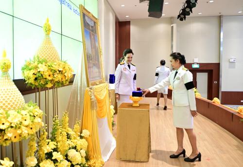 พิธีรับพระราชทานเครื่องราชอิสริยาภรณ์ ชั้นสายสะพาย ประจำปี 2568 เมื่อวันที่ 8 พฤษภาคม 2569
