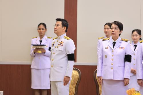 พิธีรับพระราชทานเครื่องราชอิสริยาภรณ์ ชั้นสายสะพาย ประจำปี 2568 เมื่อวันที่ 8 พฤษภาคม 2569