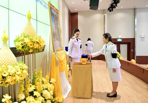 พิธีรับพระราชทานเครื่องราชอิสริยาภรณ์ ชั้นสายสะพาย ประจำปี 2568 เมื่อวันที่ 8 พฤษภาคม 2569