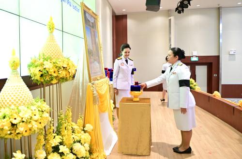 พิธีรับพระราชทานเครื่องราชอิสริยาภรณ์ ชั้นสายสะพาย ประจำปี 2568 เมื่อวันที่ 8 พฤษภาคม 2569