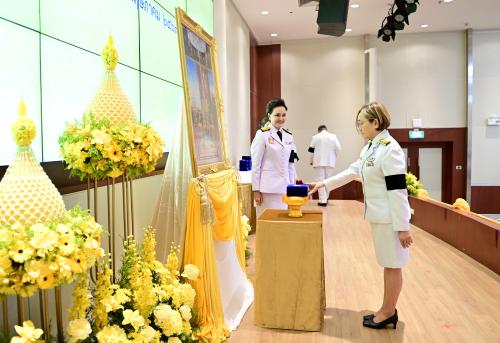 พิธีรับพระราชทานเครื่องราชอิสริยาภรณ์ ชั้นสายสะพาย ประจำปี 2568 เมื่อวันที่ 8 พฤษภาคม 2569