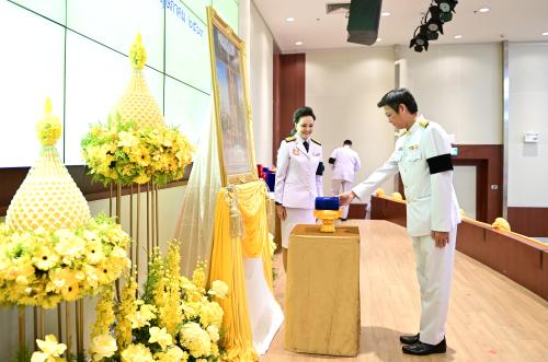 พิธีรับพระราชทานเครื่องราชอิสริยาภรณ์ ชั้นสายสะพาย ประจำปี 2568 เมื่อวันที่ 8 พฤษภาคม 2569