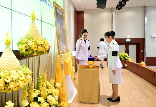 พิธีรับพระราชทานเครื่องราชอิสริยาภรณ์ ชั้นสายสะพาย ประจำปี 2568 เมื่อวันที่ 8 พฤษภาคม 2569