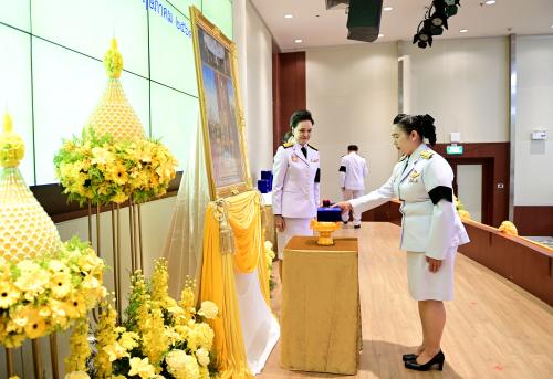 พิธีรับพระราชทานเครื่องราชอิสริยาภรณ์ ชั้นสายสะพาย ประจำปี 2568 เมื่อวันที่ 8 พฤษภาคม 2569