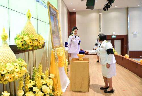 พิธีรับพระราชทานเครื่องราชอิสริยาภรณ์ ชั้นสายสะพาย ประจำปี 2568 เมื่อวันที่ 8 พฤษภาคม 2569