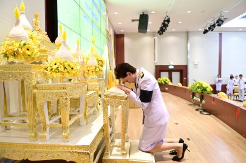 พิธีรับพระราชทานเครื่องราชอิสริยาภรณ์ ชั้นสายสะพาย ประจำปี 2568 เมื่อวันที่ 8 พฤษภาคม 2569