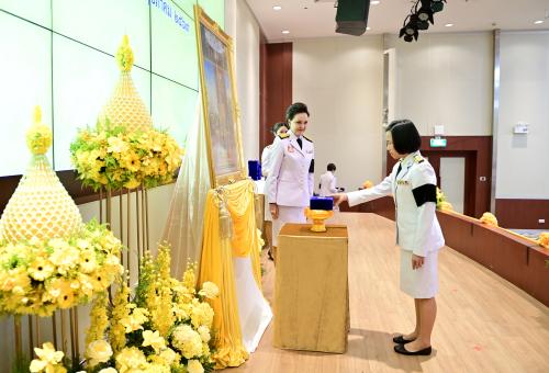 พิธีรับพระราชทานเครื่องราชอิสริยาภรณ์ ชั้นสายสะพาย ประจำปี 2568 เมื่อวันที่ 8 พฤษภาคม 2569