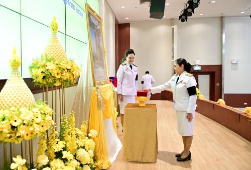 พิธีรับพระราชทานเครื่องราชอิสริยาภรณ์ ชั้นสายสะพาย ประจำปี 2568 เมื่อวันที่ 8 พฤษภาคม 2569