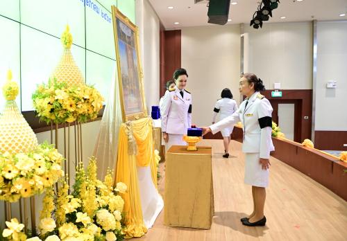 พิธีรับพระราชทานเครื่องราชอิสริยาภรณ์ ชั้นสายสะพาย ประจำปี 2568 เมื่อวันที่ 8 พฤษภาคม 2569
