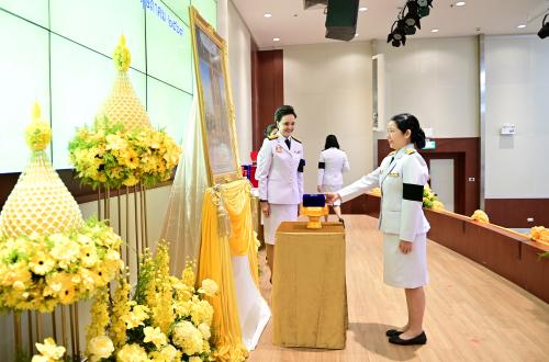 พิธีรับพระราชทานเครื่องราชอิสริยาภรณ์ ชั้นสายสะพาย ประจำปี 2568 เมื่อวันที่ 8 พฤษภาคม 2569