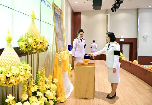 พิธีรับพระราชทานเครื่องราชอิสริยาภรณ์ ชั้นสายสะพาย ประจำปี 2568 เมื่อวันที่ 8 พฤษภาคม 2569