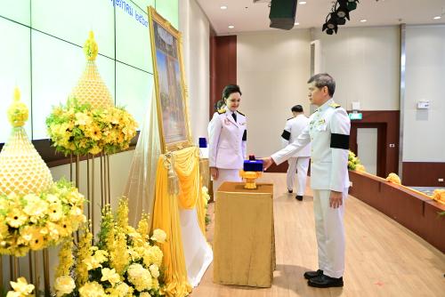 พิธีรับพระราชทานเครื่องราชอิสริยาภรณ์ ชั้นสายสะพาย ประจำปี 2568 เมื่อวันที่ 8 พฤษภาคม 2569