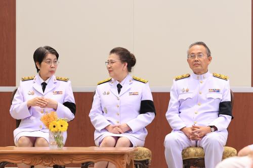 พิธีรับพระราชทานเครื่องราชอิสริยาภรณ์ ชั้นสายสะพาย ประจำปี 2568 เมื่อวันที่ 8 พฤษภาคม 2569
