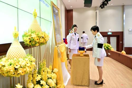 พิธีรับพระราชทานเครื่องราชอิสริยาภรณ์ ชั้นสายสะพาย ประจำปี 2568 เมื่อวันที่ 8 พฤษภาคม 2569