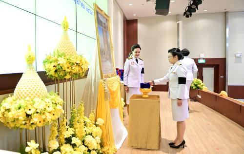พิธีรับพระราชทานเครื่องราชอิสริยาภรณ์ ชั้นสายสะพาย ประจำปี 2568 เมื่อวันที่ 8 พฤษภาคม 2569