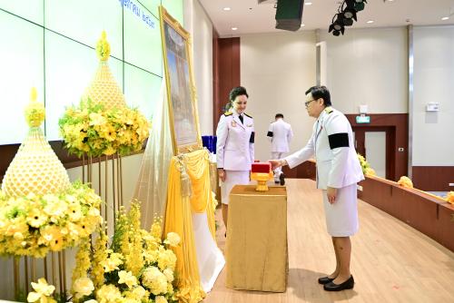 พิธีรับพระราชทานเครื่องราชอิสริยาภรณ์ ชั้นสายสะพาย ประจำปี 2568 เมื่อวันที่ 8 พฤษภาคม 2569