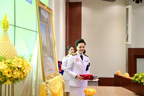 พิธีรับพระราชทานเครื่องราชอิสริยาภรณ์ ชั้นสายสะพาย ประจำปี 2568 เมื่อวันที่ 8 พฤษภาคม 2569