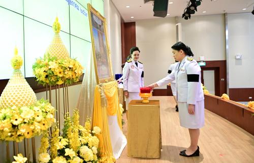 พิธีรับพระราชทานเครื่องราชอิสริยาภรณ์ ชั้นสายสะพาย ประจำปี 2568 เมื่อวันที่ 8 พฤษภาคม 2569