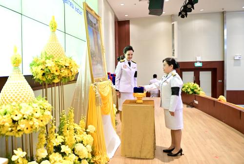 พิธีรับพระราชทานเครื่องราชอิสริยาภรณ์ ชั้นสายสะพาย ประจำปี 2568 เมื่อวันที่ 8 พฤษภาคม 2569