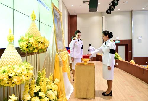 พิธีรับพระราชทานเครื่องราชอิสริยาภรณ์ ชั้นสายสะพาย ประจำปี 2568 เมื่อวันที่ 8 พฤษภาคม 2569