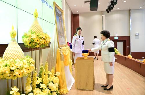 พิธีรับพระราชทานเครื่องราชอิสริยาภรณ์ ชั้นสายสะพาย ประจำปี 2568 เมื่อวันที่ 8 พฤษภาคม 2569