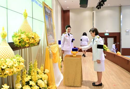 พิธีรับพระราชทานเครื่องราชอิสริยาภรณ์ ชั้นสายสะพาย ประจำปี 2568 เมื่อวันที่ 8 พฤษภาคม 2569